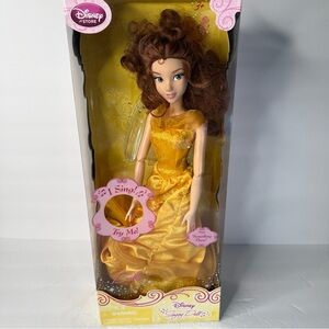 New Disney Store Exclusive Singing Belle Doll 17" Beauty & The Beast